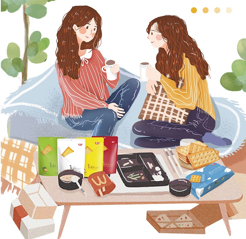 【嘉友1MM土豆饼干烧烤味/酱油味】像纸一样薄的小饼干，脆不可挡~